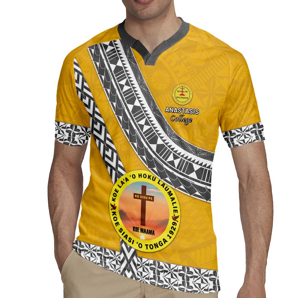Personalised Anastasis College Rugby Jersey Tonga Unique Style - Polynesian Pride