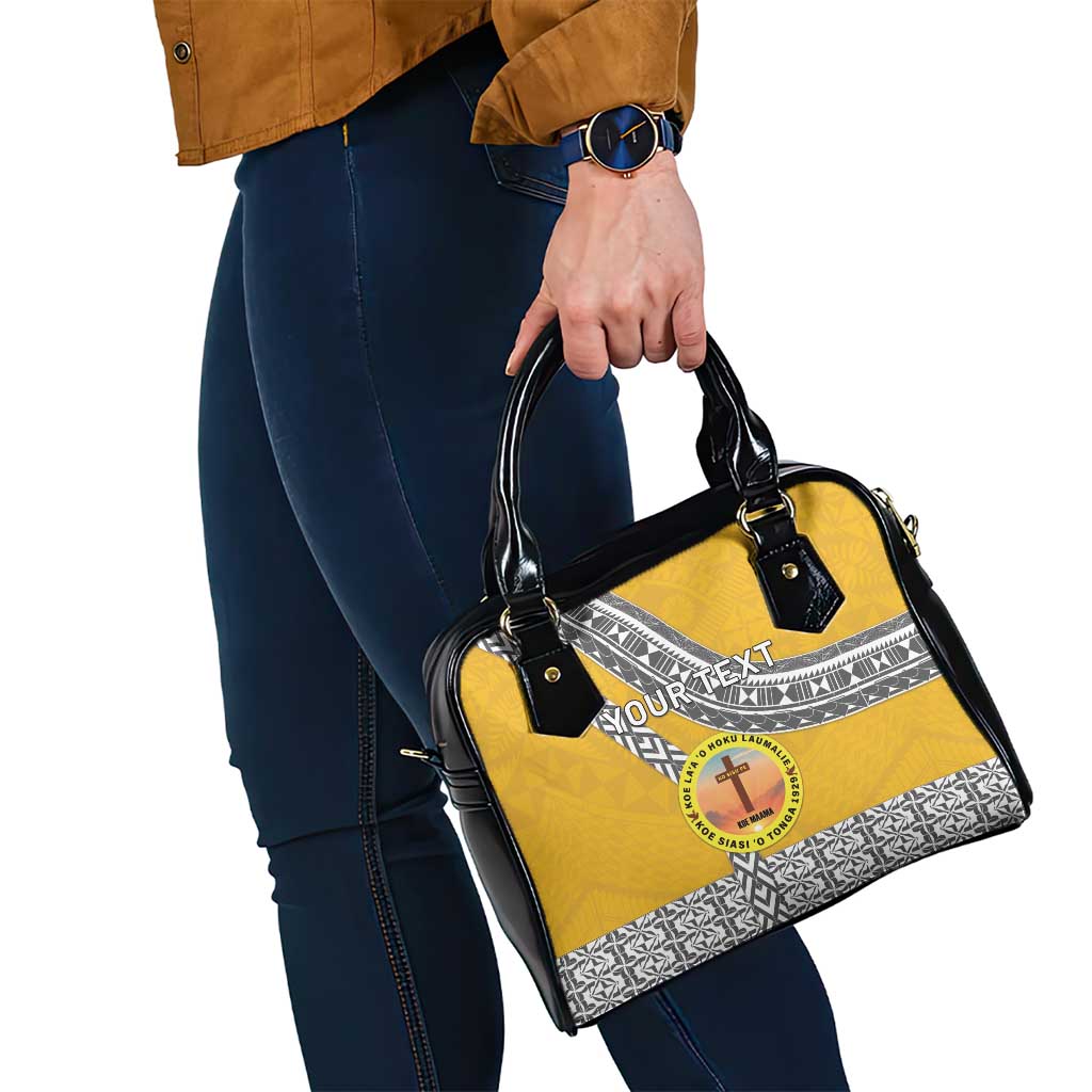 Personalised Anastasis College Shoulder Handbag Tonga Unique Style LT05 - Polynesian Pride