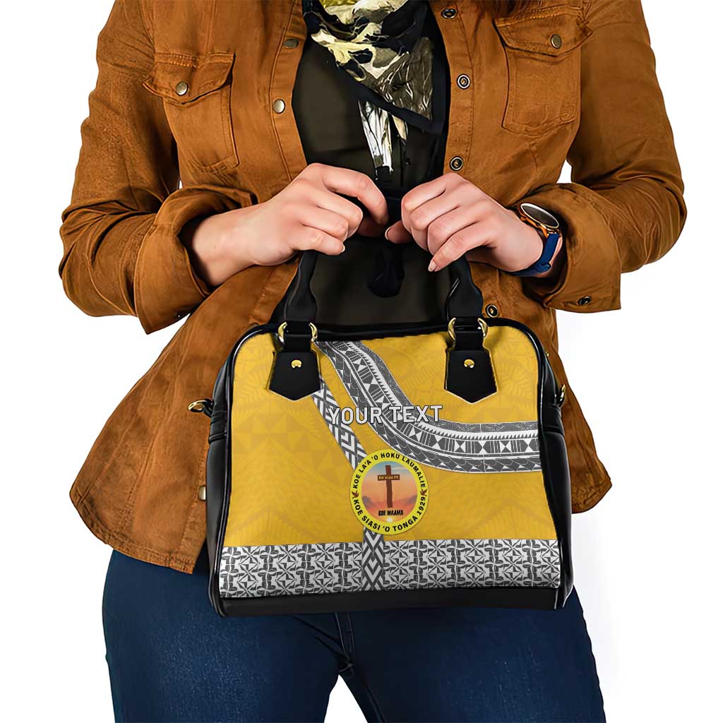 Personalised Anastasis College Shoulder Handbag Tonga Unique Style LT05 - Polynesian Pride