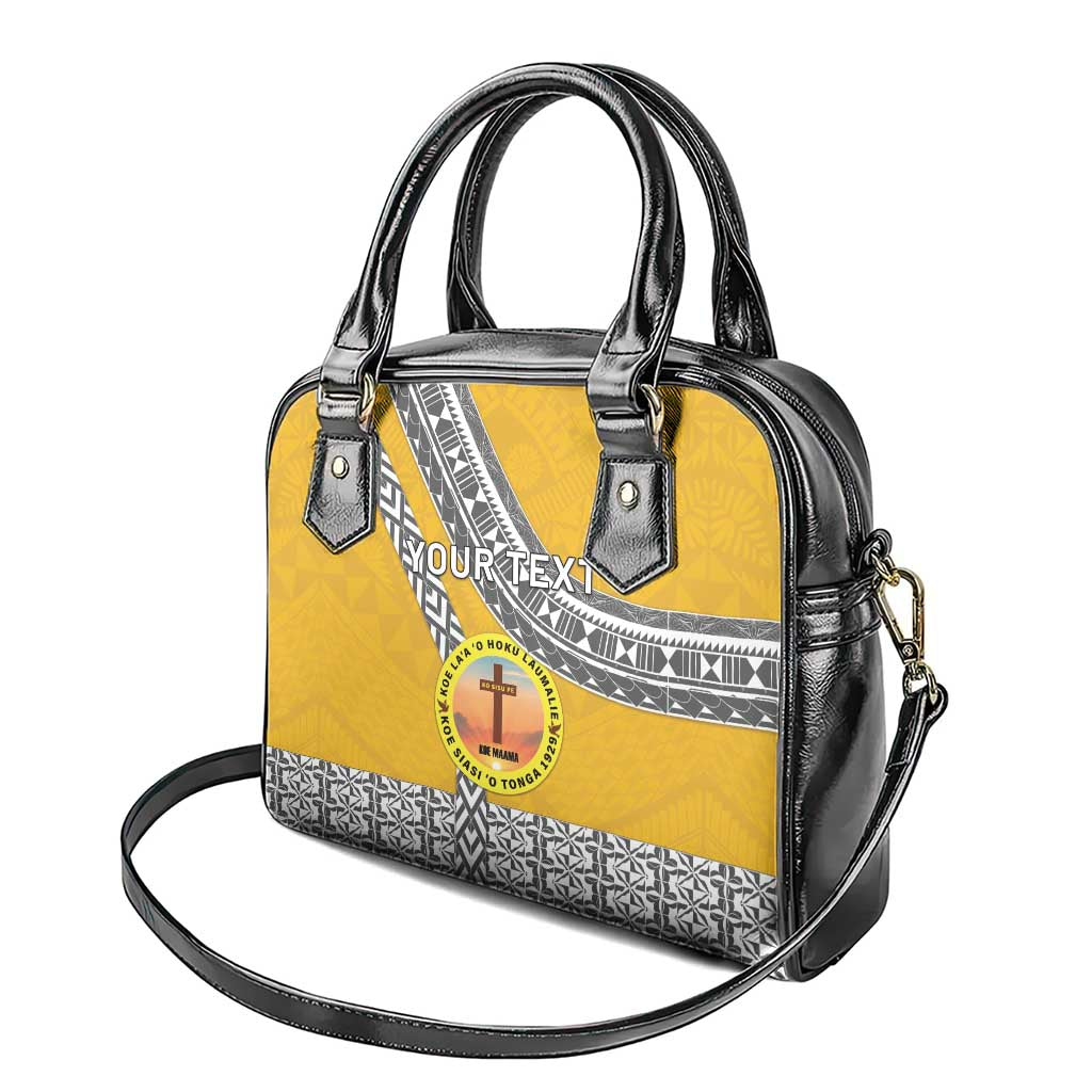 Personalised Anastasis College Shoulder Handbag Tonga Unique Style LT05 - Polynesian Pride
