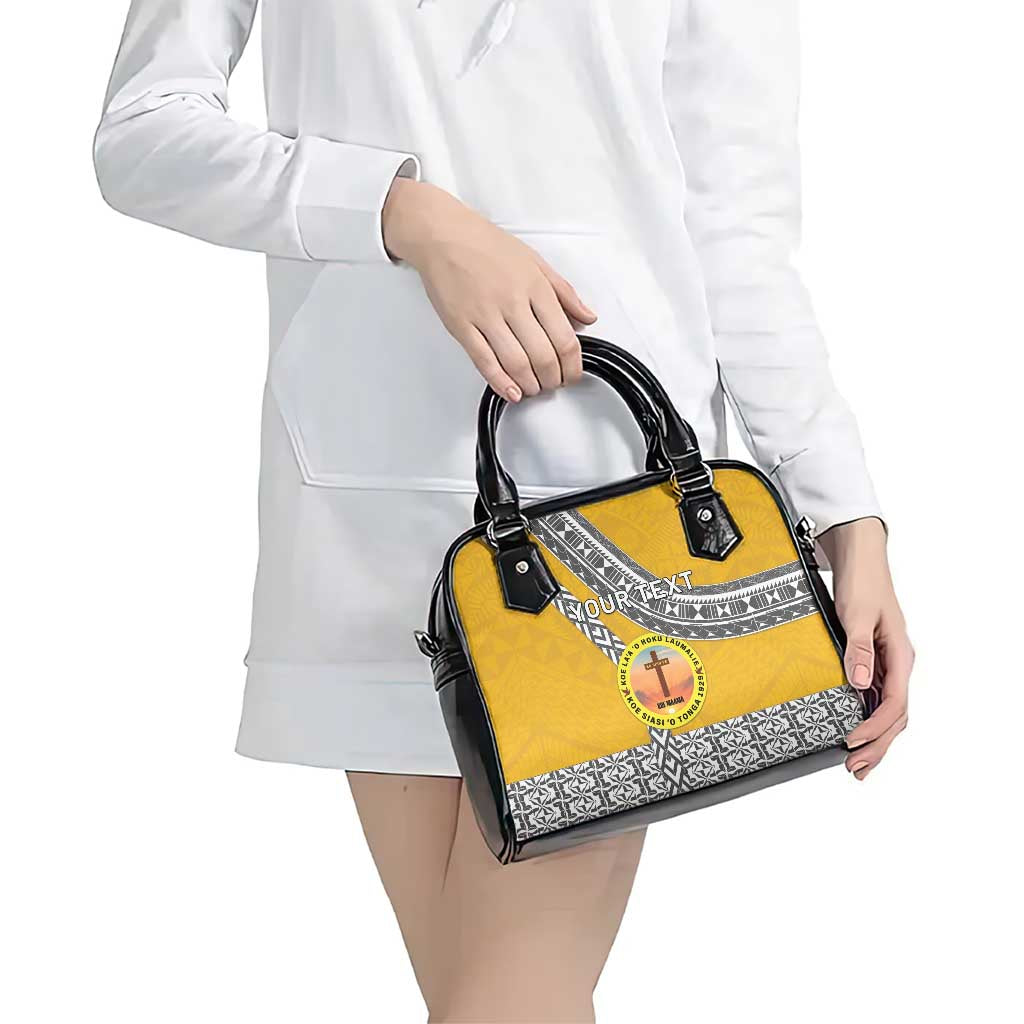 Personalised Anastasis College Shoulder Handbag Tonga Unique Style LT05 - Polynesian Pride