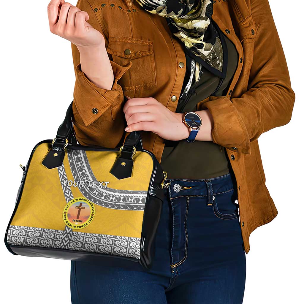 Personalised Anastasis College Shoulder Handbag Tonga Unique Style LT05 - Polynesian Pride