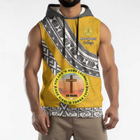 Personalised Anastasis College Sleeveless Hoodie Tonga Unique Style - Polynesian Pride