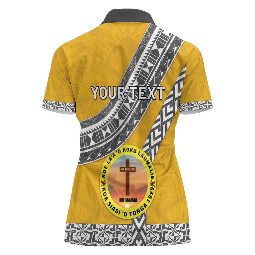 Personalised Anastasis College Women Polo Shirt Tonga Unique Style - Polynesian Pride