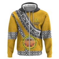 Personalised Anastasis College Zip Hoodie Tonga Unique Style LT05 Zip Hoodie Yellow - Polynesian Pride