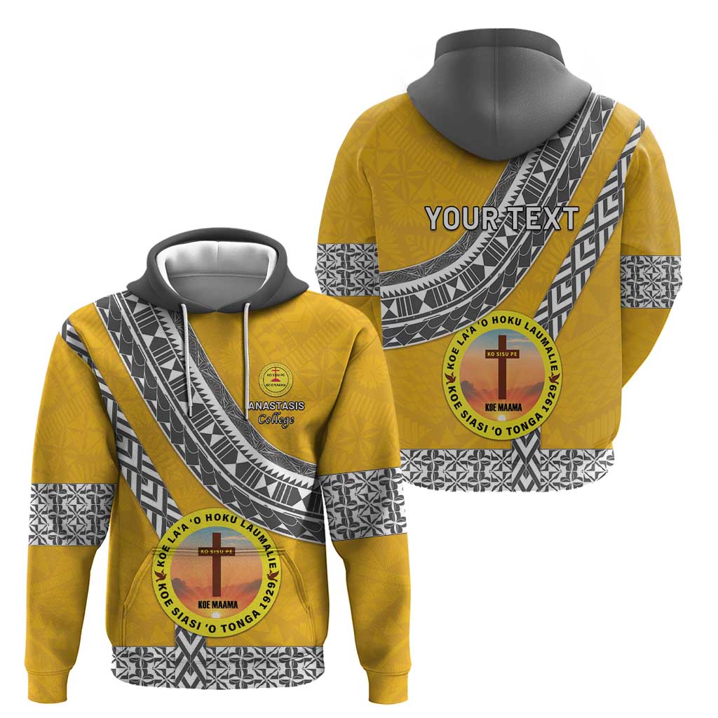 Personalised Anastasis College Zip Hoodie Tonga Unique Style LT05 - Polynesian Pride