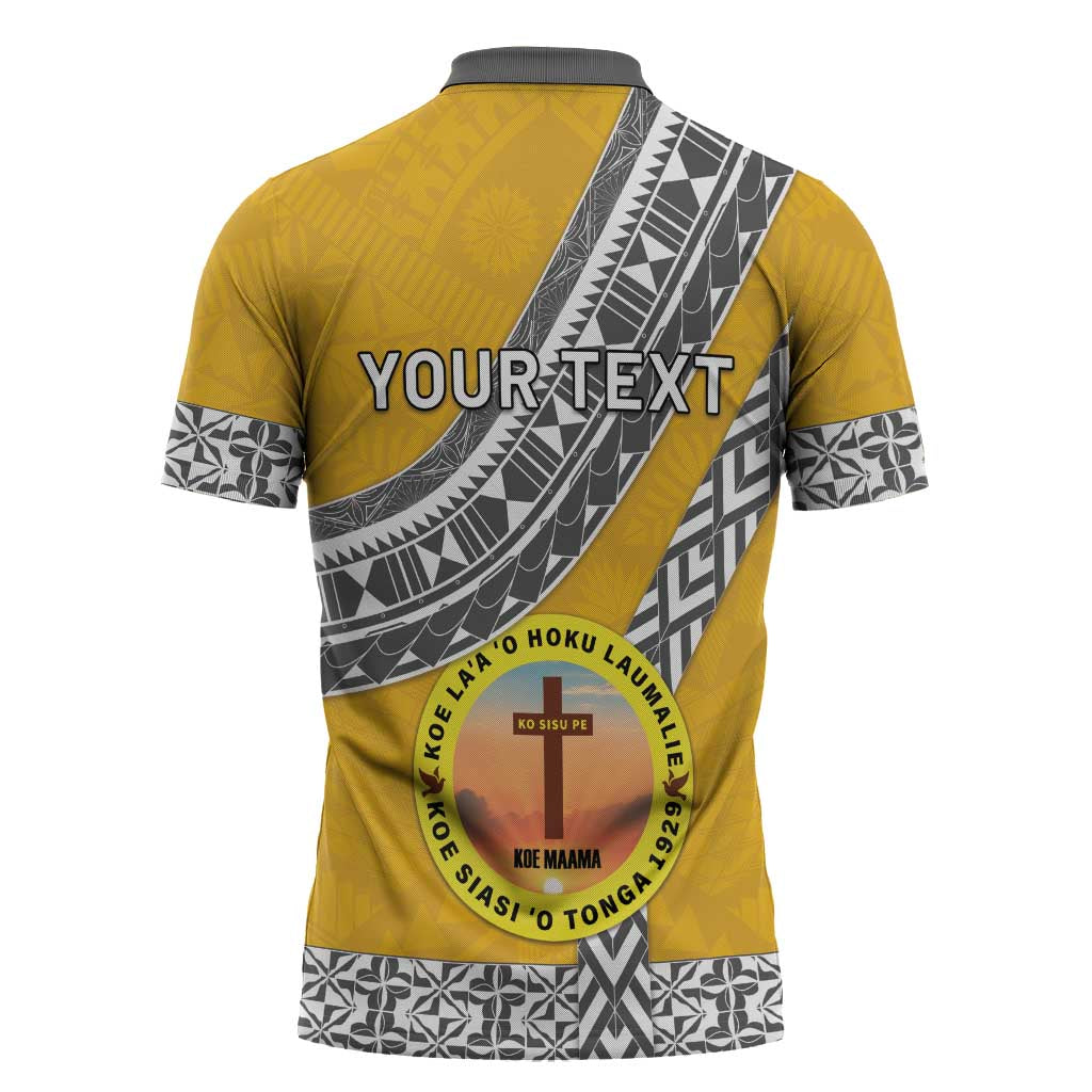 Personalised Anastasis College Zipper Polo Shirt Tonga Unique Style LT05 - Polynesian Pride