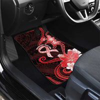 Heart Health Awareness Car Mats Warrior Wears Red Polynesian Style LT05 - Polynesian Pride