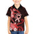 Heart Health Awareness Family Matching Long Sleeve Bodycon Dress and Hawaiian Shirt Warrior Wears Red Polynesian Style