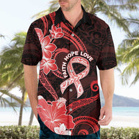 Heart Health Awareness Hawaiian Shirt Warrior Wears Red Polynesian Style