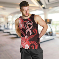 Heart Health Awareness Men Tank Top Warrior Wears Red Polynesian Style LT05 Red - Polynesian Pride