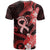 Heart Health Awareness T Shirt Warrior Wears Red Polynesian Style