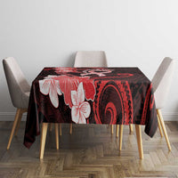 Heart Health Awareness Tablecloth Warrior Wears Red Polynesian Style LT05 - Polynesian Pride