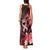 Heart Health Awareness Tank Maxi Dress Warrior Wears Red Polynesian Style