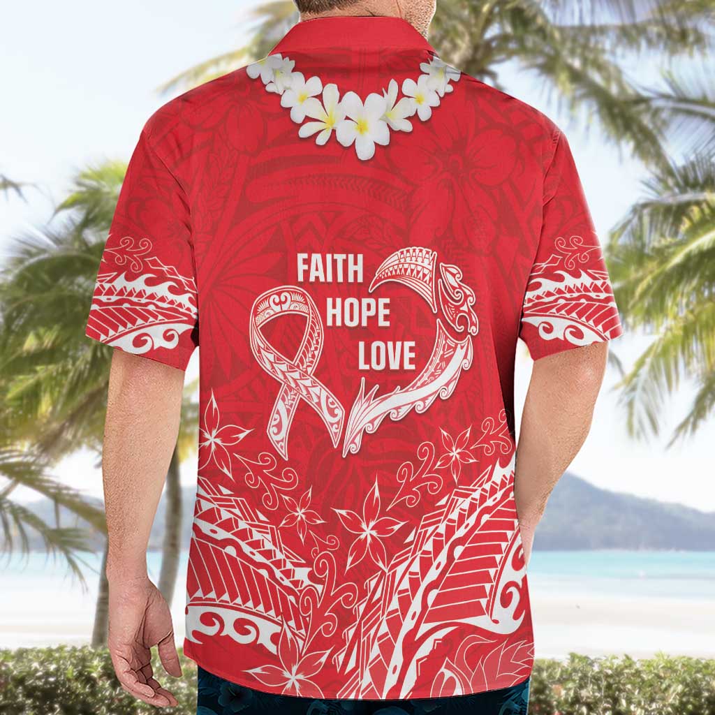 Heart Health Awareness Hawaiian Shirt Polynesian Red Ribbon LT05 - Polynesian Pride