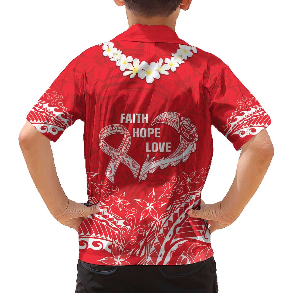 Heart Health Awareness Hawaiian Shirt Polynesian Red Ribbon LT05 - Polynesian Pride