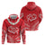 Heart Health Awareness Hoodie Polynesian Red Ribbon