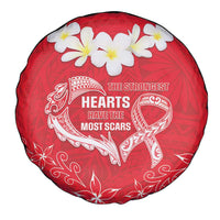 Heart Health Awareness Spare Tire Cover Polynesian Red Ribbon LT05 - Polynesian Pride