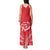 Heart Health Awareness Tank Maxi Dress Polynesian Red Ribbon