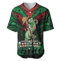 New Zealand ANZAC Day Baseball Jersey Aotearoa Hei Tiki