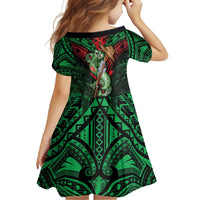 New Zealand ANZAC Day Family Matching Long Sleeve Bodycon Dress and Hawaiian Shirt Aotearoa Hei Tiki