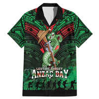 New Zealand ANZAC Day Family Matching Mermaid Dress and Hawaiian Shirt Aotearoa Hei Tiki