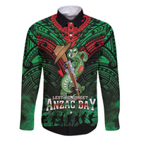 New Zealand ANZAC Day Family Matching Mermaid Dress and Hawaiian Shirt Aotearoa Hei Tiki