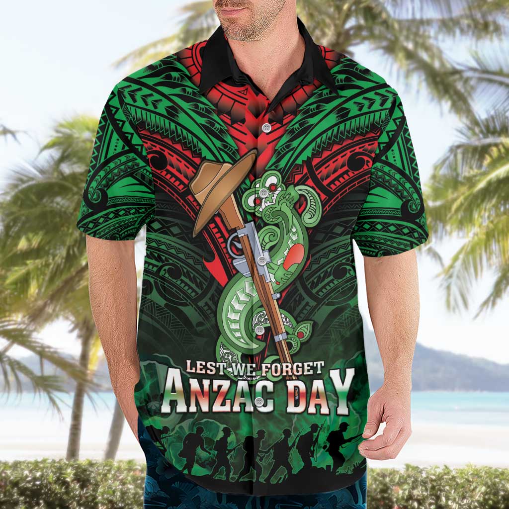 New Zealand ANZAC Day Hawaiian Shirt Aotearoa Hei Tiki LT05 - Polynesian Pride