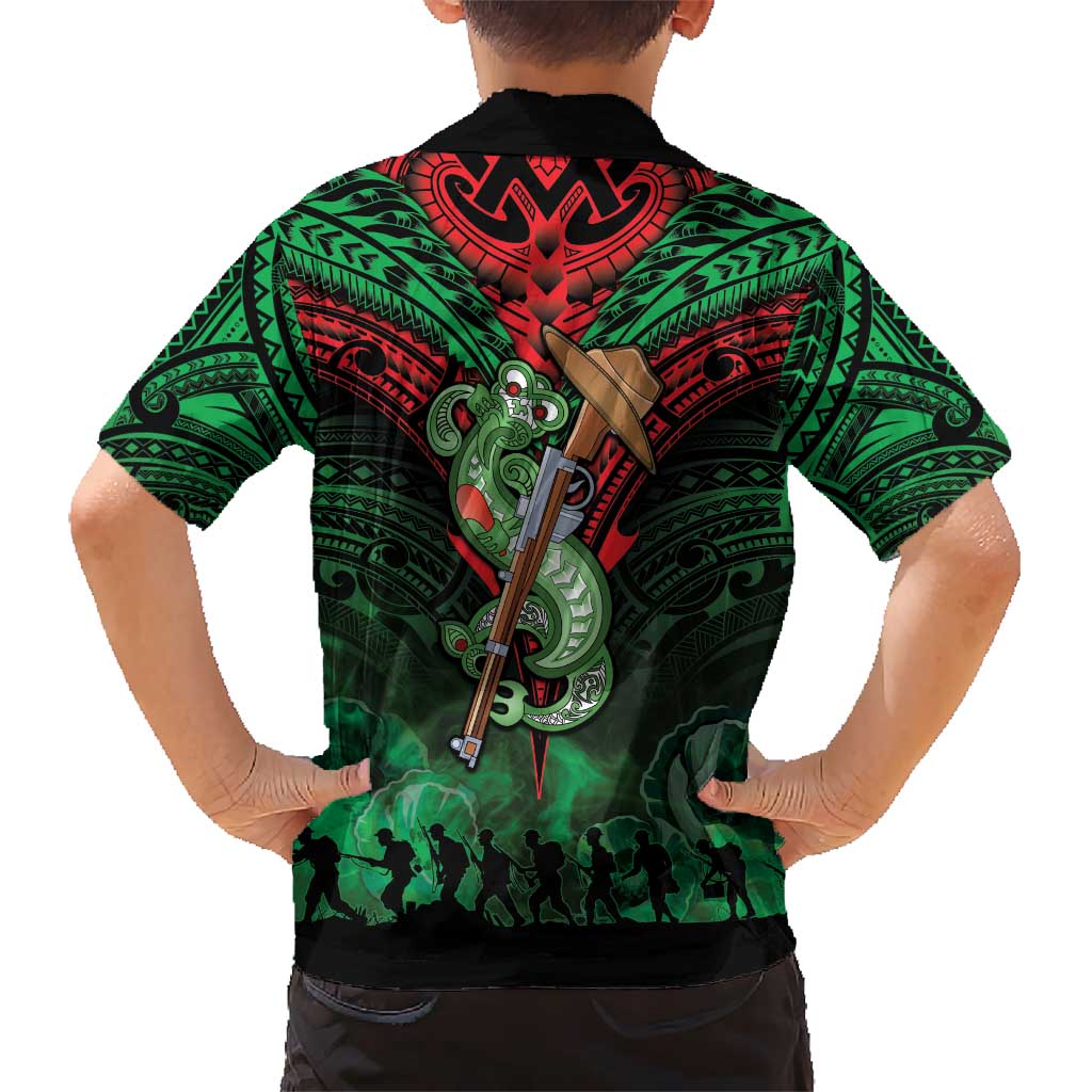 New Zealand ANZAC Day Hawaiian Shirt Aotearoa Hei Tiki LT05 - Polynesian Pride