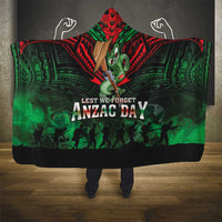 New Zealand ANZAC Day Hooded Blanket Aotearoa Hei Tiki LT05 - Polynesian Pride
