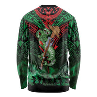 New Zealand ANZAC Day Long Sleeve Shirt Aotearoa Hei Tiki LT05 - Polynesian Pride