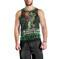 New Zealand ANZAC Day Men Tank Top Aotearoa Hei Tiki LT05 - Polynesian Pride