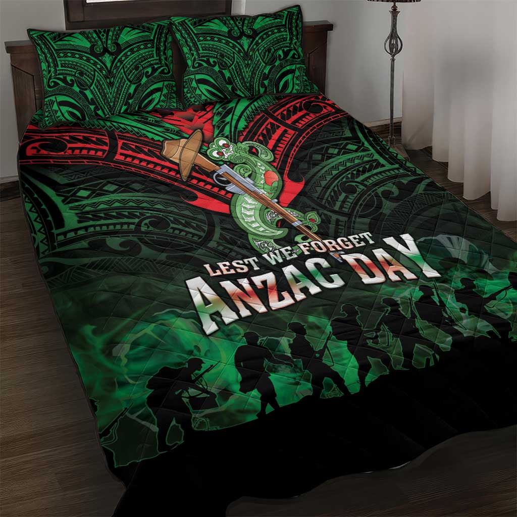 New Zealand ANZAC Day Quilt Bed Set Aotearoa Hei Tiki