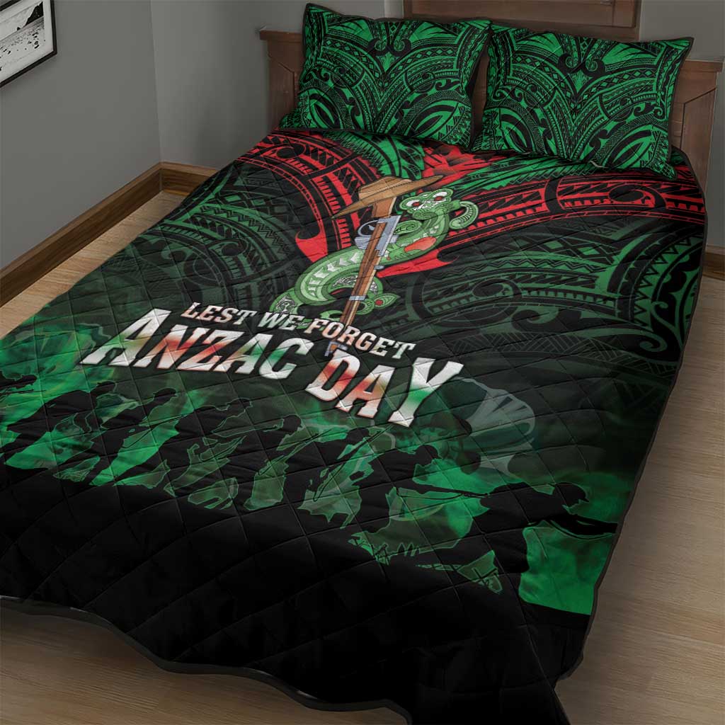 New Zealand ANZAC Day Quilt Bed Set Aotearoa Hei Tiki