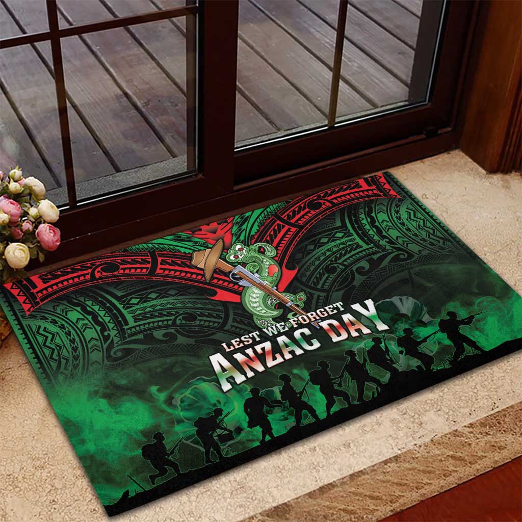 New Zealand ANZAC Day Rubber Doormat Aotearoa Hei Tiki LT05 - Polynesian Pride