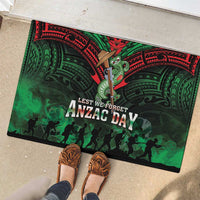 New Zealand ANZAC Day Rubber Doormat Aotearoa Hei Tiki LT05 - Polynesian Pride