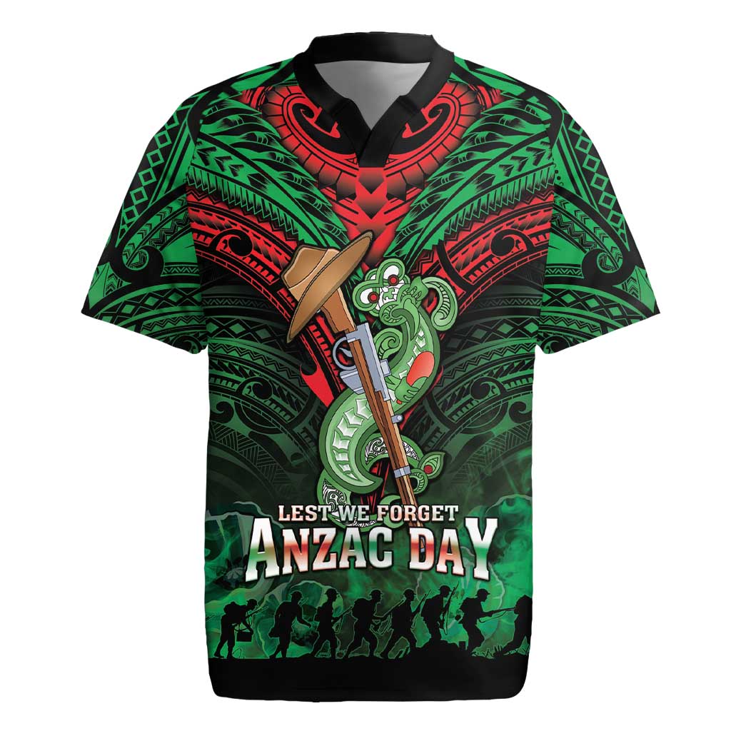 New Zealand ANZAC Day Rugby Jersey Aotearoa Hei Tiki