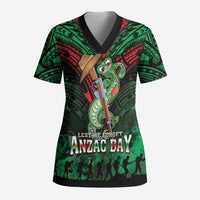 New Zealand ANZAC Day Scrub Top Aotearoa Hei Tiki - Polynesian Pride
