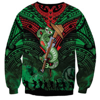 New Zealand ANZAC Day Sweatshirt Aotearoa Hei Tiki LT05 - Polynesian Pride
