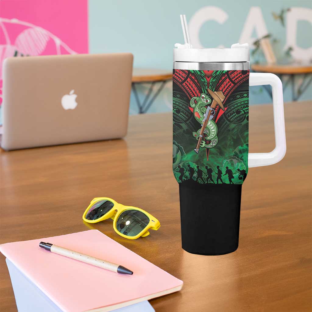 New Zealand ANZAC Day Tumbler With Handle Aotearoa Hei Tiki LT05 - Polynesian Pride