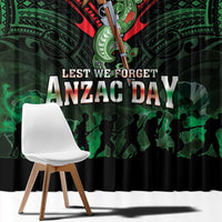 New Zealand ANZAC Day Window Curtain Aotearoa Hei Tiki LT05 - Polynesian Pride