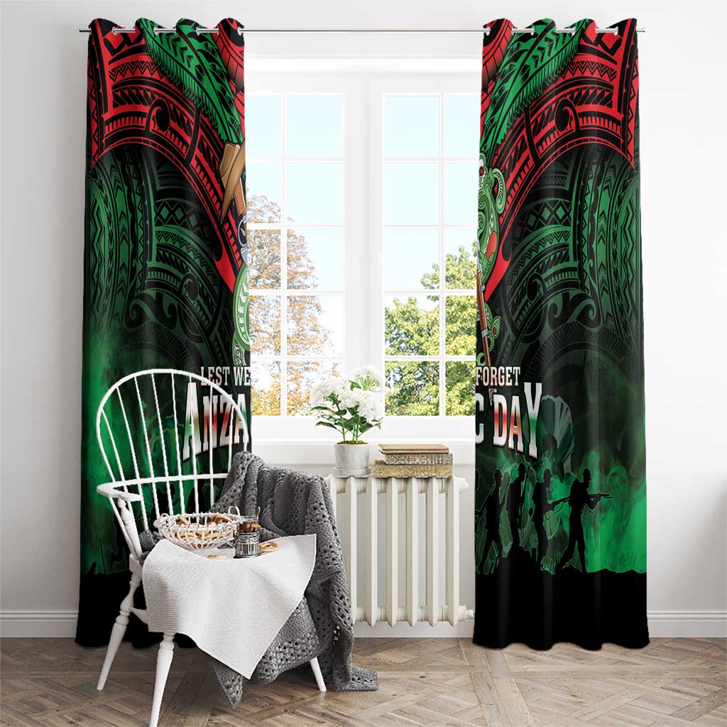 New Zealand ANZAC Day Window Curtain Aotearoa Hei Tiki LT05 - Polynesian Pride