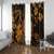 Hawaii King Kamehameha Day Window Curtain Polynesian Pattern Mix Hibiscus Gold