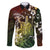 Hawaii King Kamehameha Day Family Matching Puletasi and Hawaiian Shirt Polynesian Pattern Mix Hibiscus Reggae