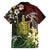 Hawaii King Kamehameha Day Family Matching Tank Maxi Dress and Hawaiian Shirt Polynesian Pattern Mix Hibiscus Reggae