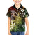 Hawaii King Kamehameha Day Family Matching Tank Maxi Dress and Hawaiian Shirt Polynesian Pattern Mix Hibiscus Reggae