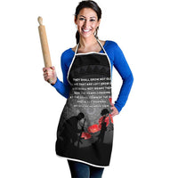 Cook Islands ANZAC Day Apron Soldier Silhouette Remembrance LT05 - Polynesian Pride