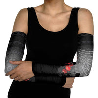 Cook Islands ANZAC Day Arm Sleeves Soldier Silhouette Remembrance LT05 - Polynesian Pride
