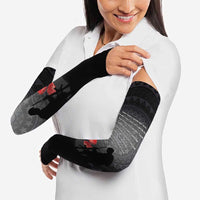 Cook Islands ANZAC Day Arm Sleeves Soldier Silhouette Remembrance LT05 - Polynesian Pride