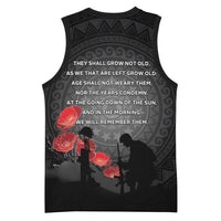 Cook Islands ANZAC Day Basketball Jersey Soldier Silhouette Remembrance LT05 - Polynesian Pride
